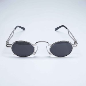 Steel | כסוף עדשה שחורה