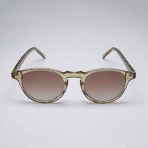Greg Platinum Polarized | ירוק שקוף עדשה חומה מדורגת
