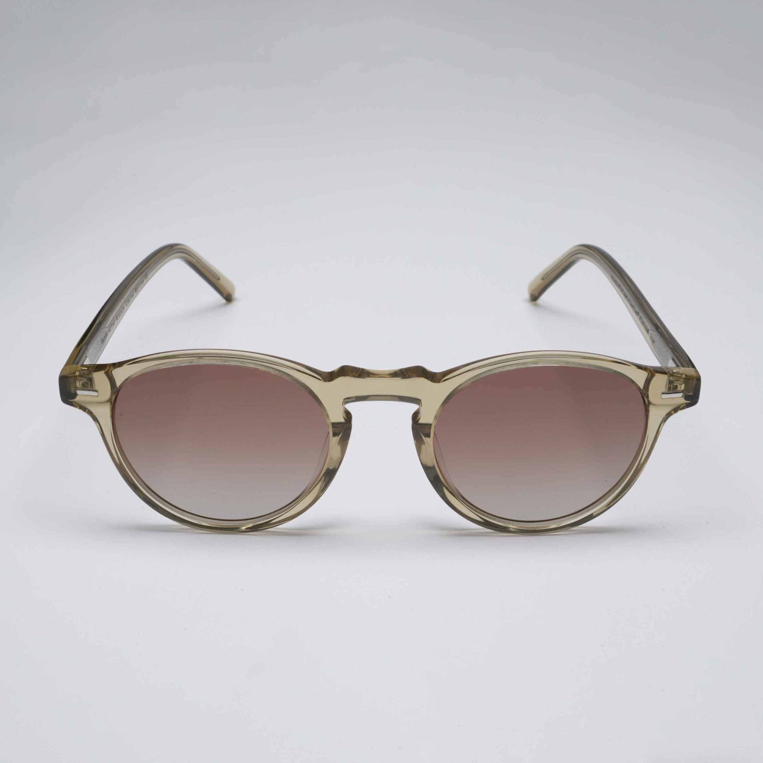 Greg Platinum Polarized | ירוק שקוף עדשה חומה מדורגת