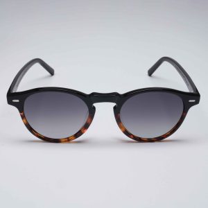 Greg Platinum Polarized | שחור מנומר עדשה שחורה