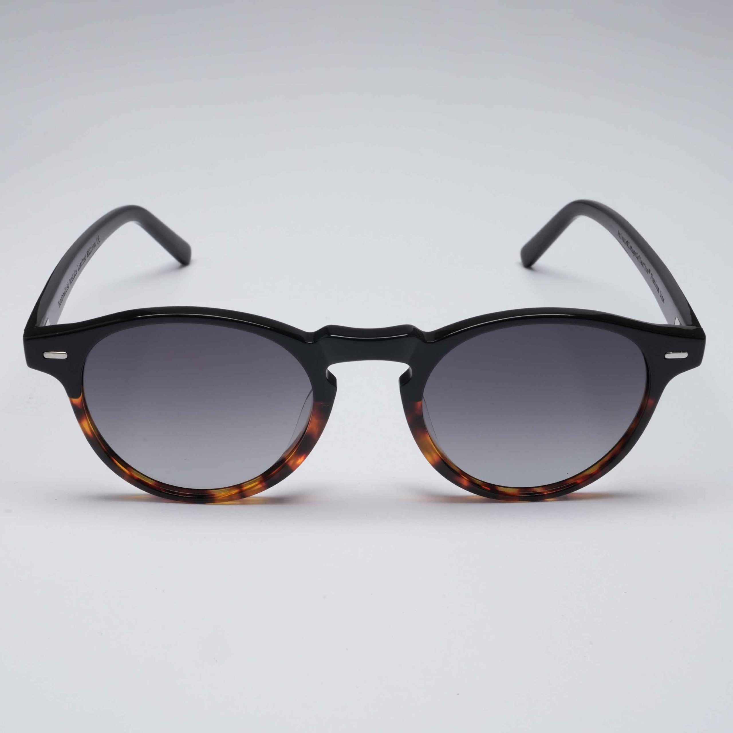 Greg Platinum Polarized | שחור מנומר עדשה שחורה