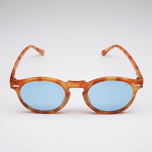 Mallow Polarized | כתום מנומר עדשה תכלת