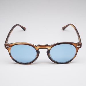 Mallow Polarized | עץ חום עדשה תכלת